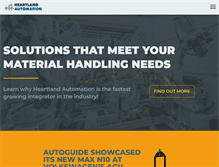 Tablet Screenshot of heartland-automation.com